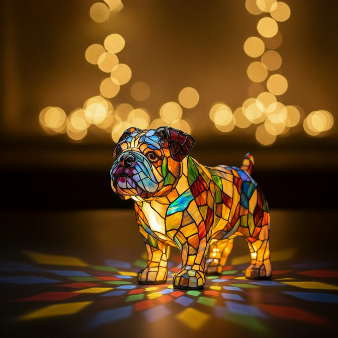 Serenata Bulldog – Guardador da Luz Aconchegante
