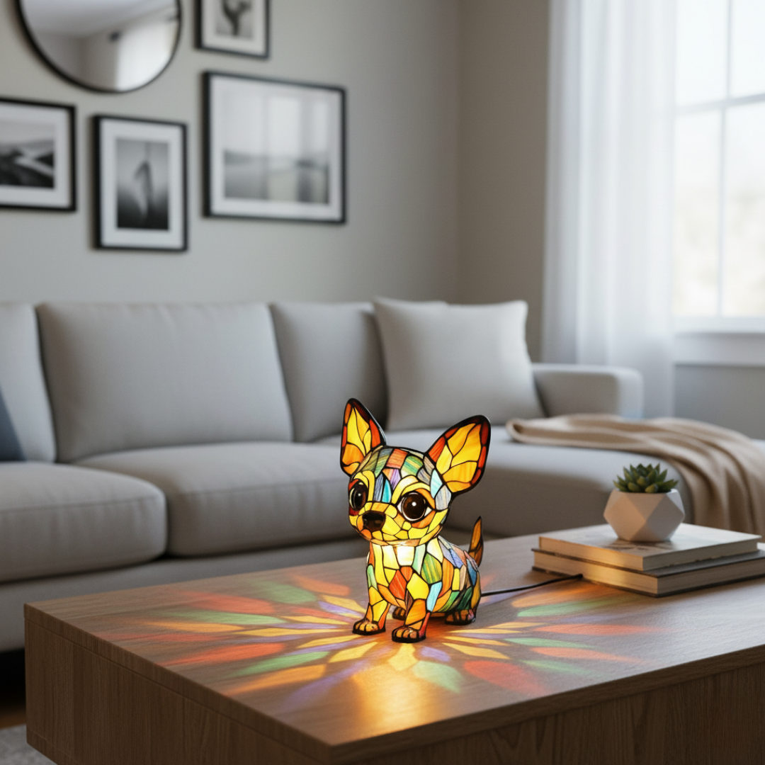 Pingente Chihuahua Charmoso – Luminária