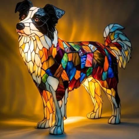 Luminária Border Collie